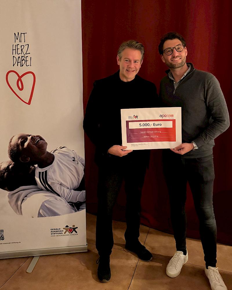 Affair of the Heart: Aperam Recycling donates €5,000 for children with heart defect