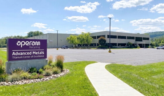 Aperam Recycling Announces State-of-the-Art Titanium Center of Excellence in Frankfort, NY